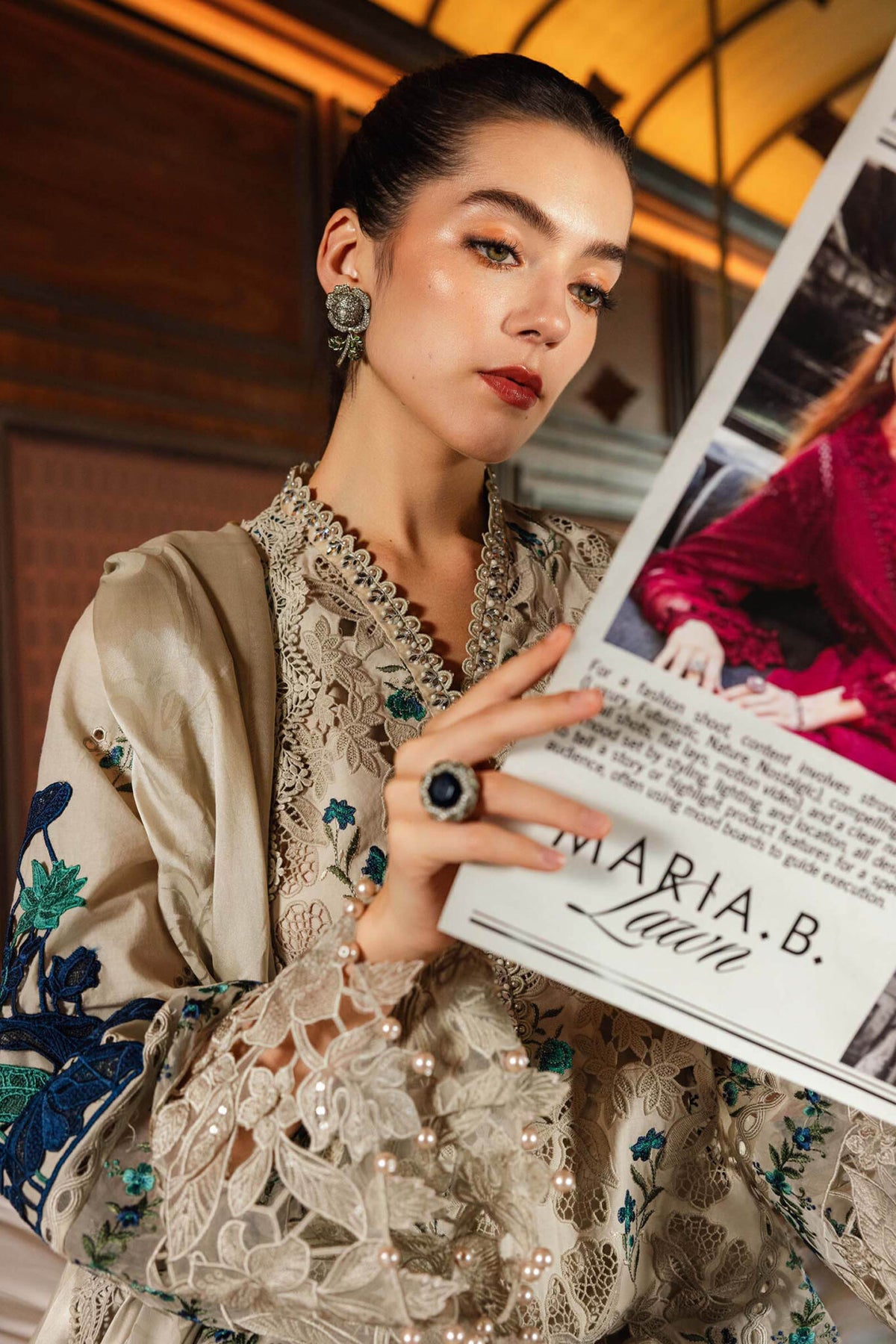 IRA EMBROIDERED KURTA SET